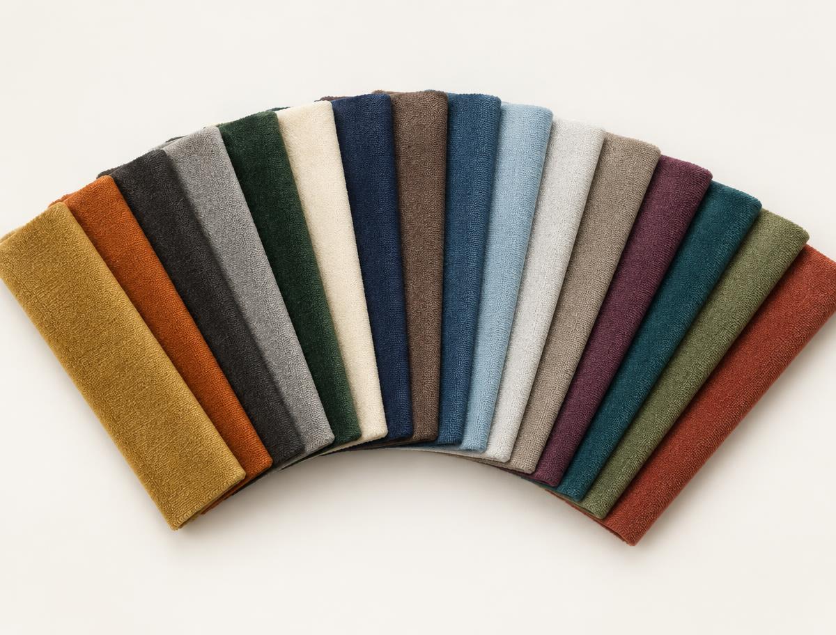 Bliss FR fabric swatches