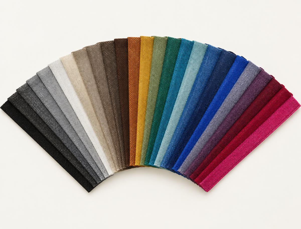 Pimlico FR fabric swatches